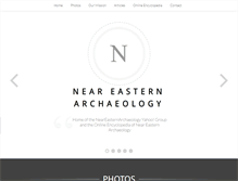 Tablet Screenshot of neareasternarchaeology.com